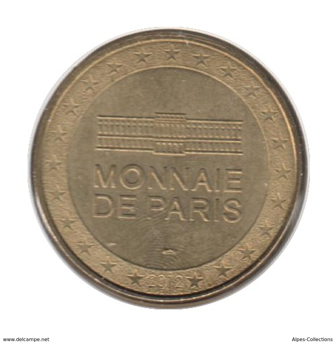 75042 - MEDAILLE TOURISTIQUE MONNAIE DE PARIS 75005 - Collège Bernardins - 2012 - 2012