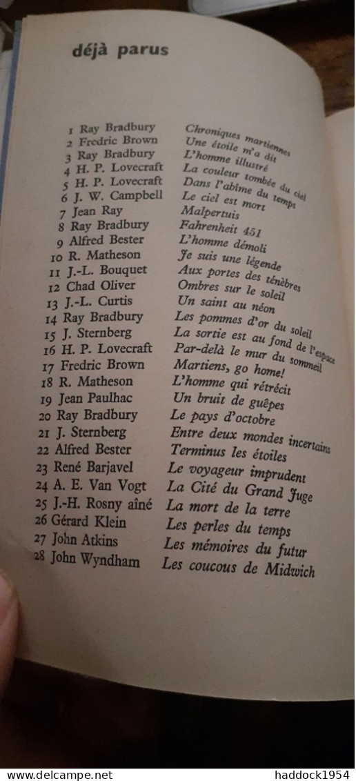 Croisière Sans Escale BRIAN ALDISS éditions Denoël 1959 - Présence Du Futur