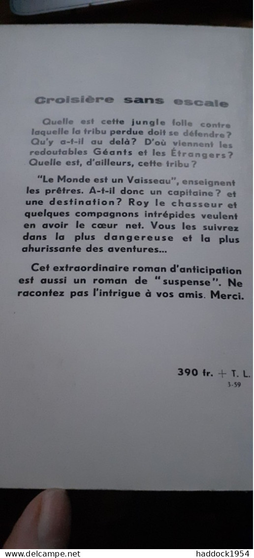 Croisière Sans Escale BRIAN ALDISS éditions Denoël 1959 - Présence Du Futur