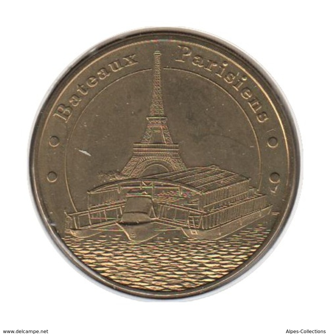 75051 - MEDAILLE TOURISTIQUE MONNAIE DE PARIS 75007 - Bateaux Parisiens - 2013 - 2013