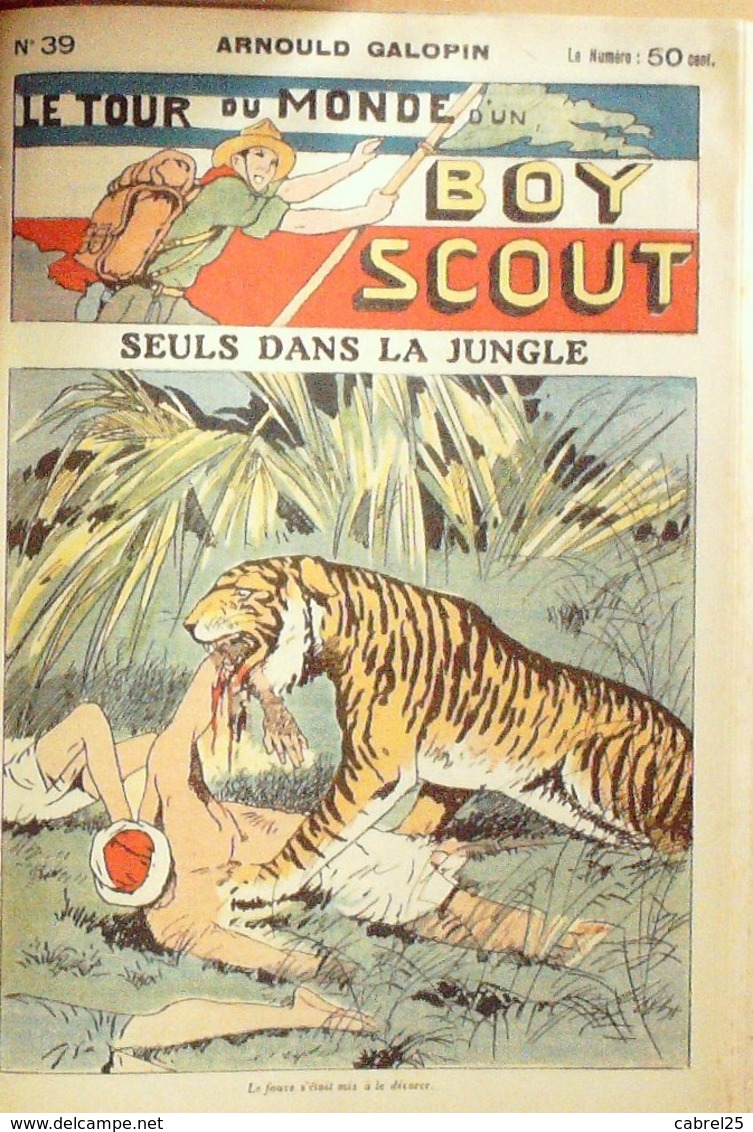 LE TOUR du MONDE d'un BOY SCOUT-TOME 2-n° 26 au n°50-ARNOULD GALOPIN-1922