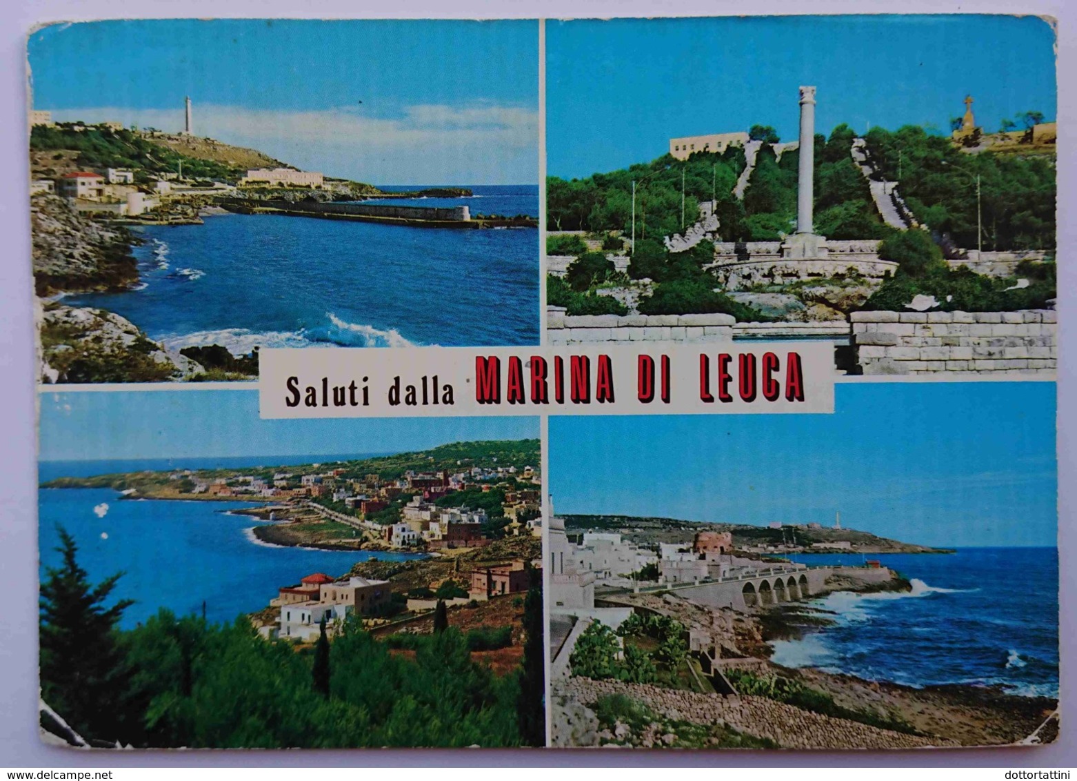 Saluti Dalla MARINA DI LEUCA - Vedutine -  VG - Lecce