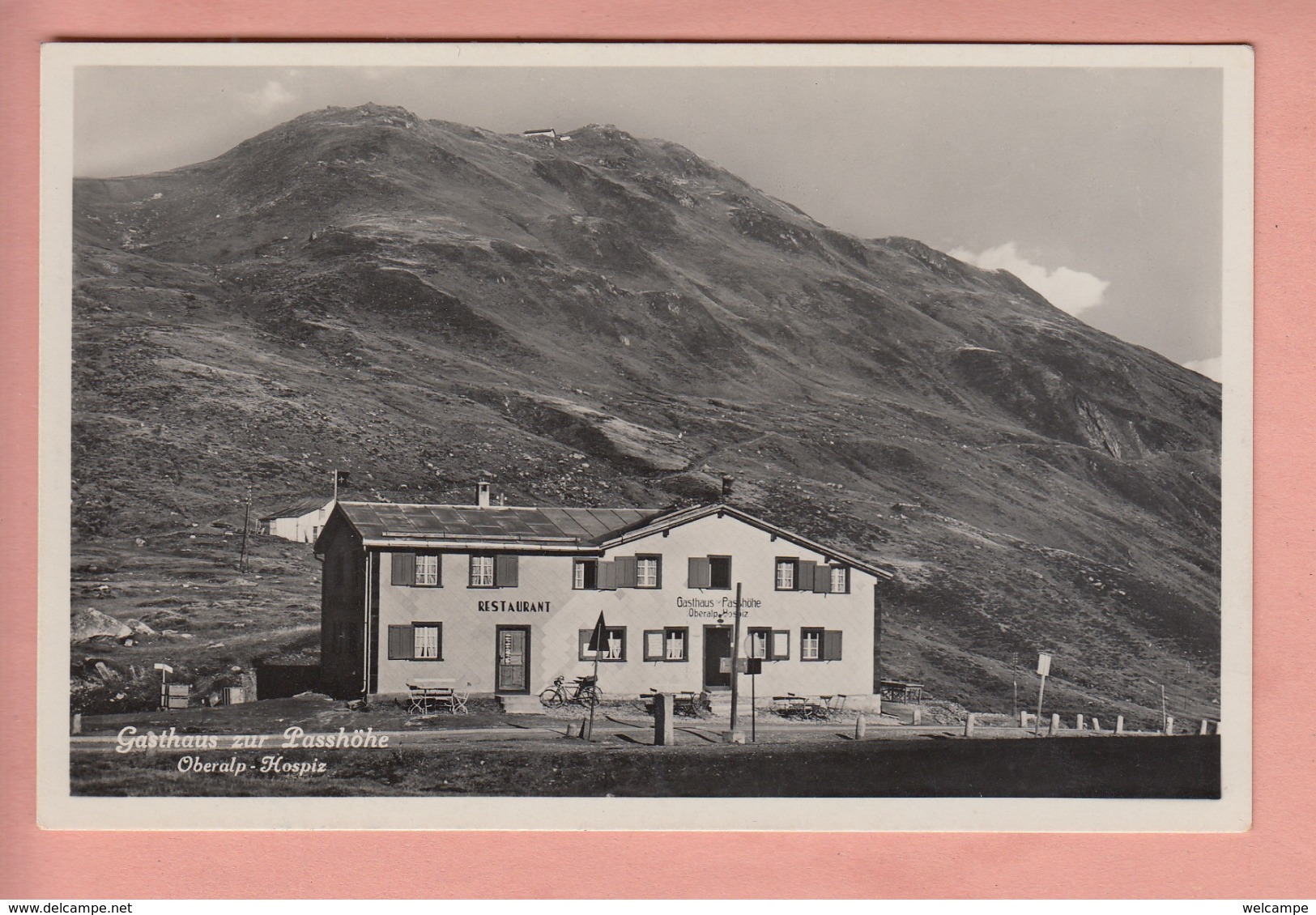 OUDE POSTKAART ZWITSERLAND - SCHWEIZ - SUISSE -   GASTHAUS OBERALP - Sonstige & Ohne Zuordnung