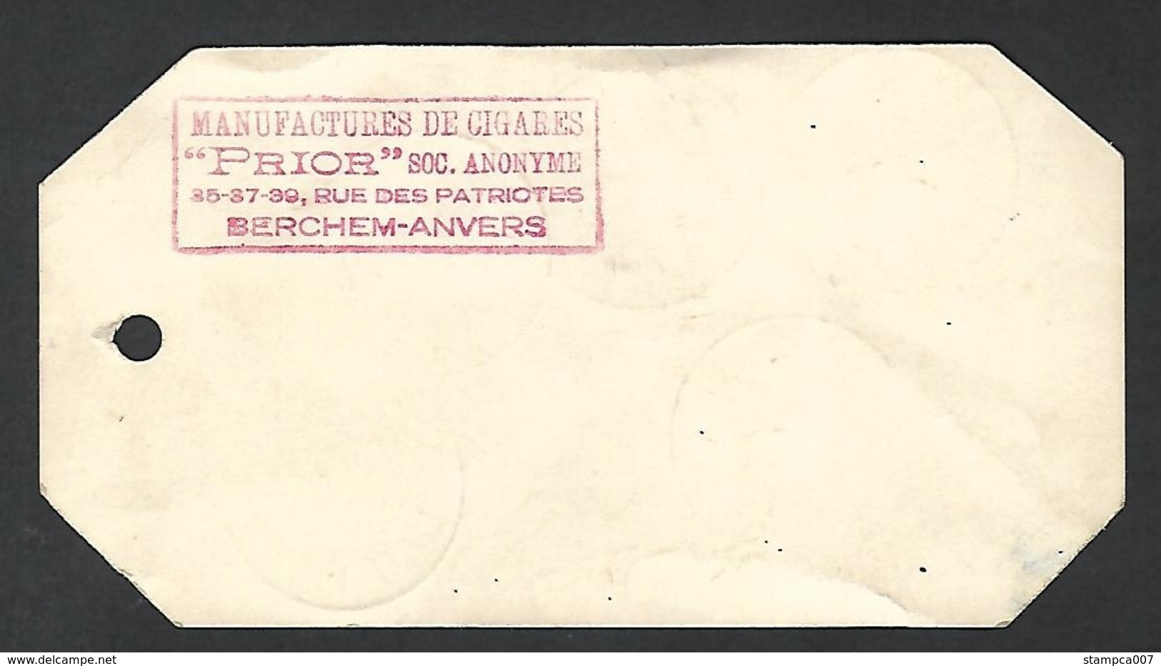 1944 Manufactures De Cigares Tabac Tabak Tabacco Tabaco Berchem Anvers - Covers & Documents