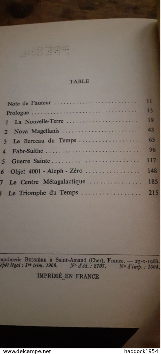 Un Coup De Cymbales JAMES BLISH éditions Denoël 1968 - Présence Du Futur