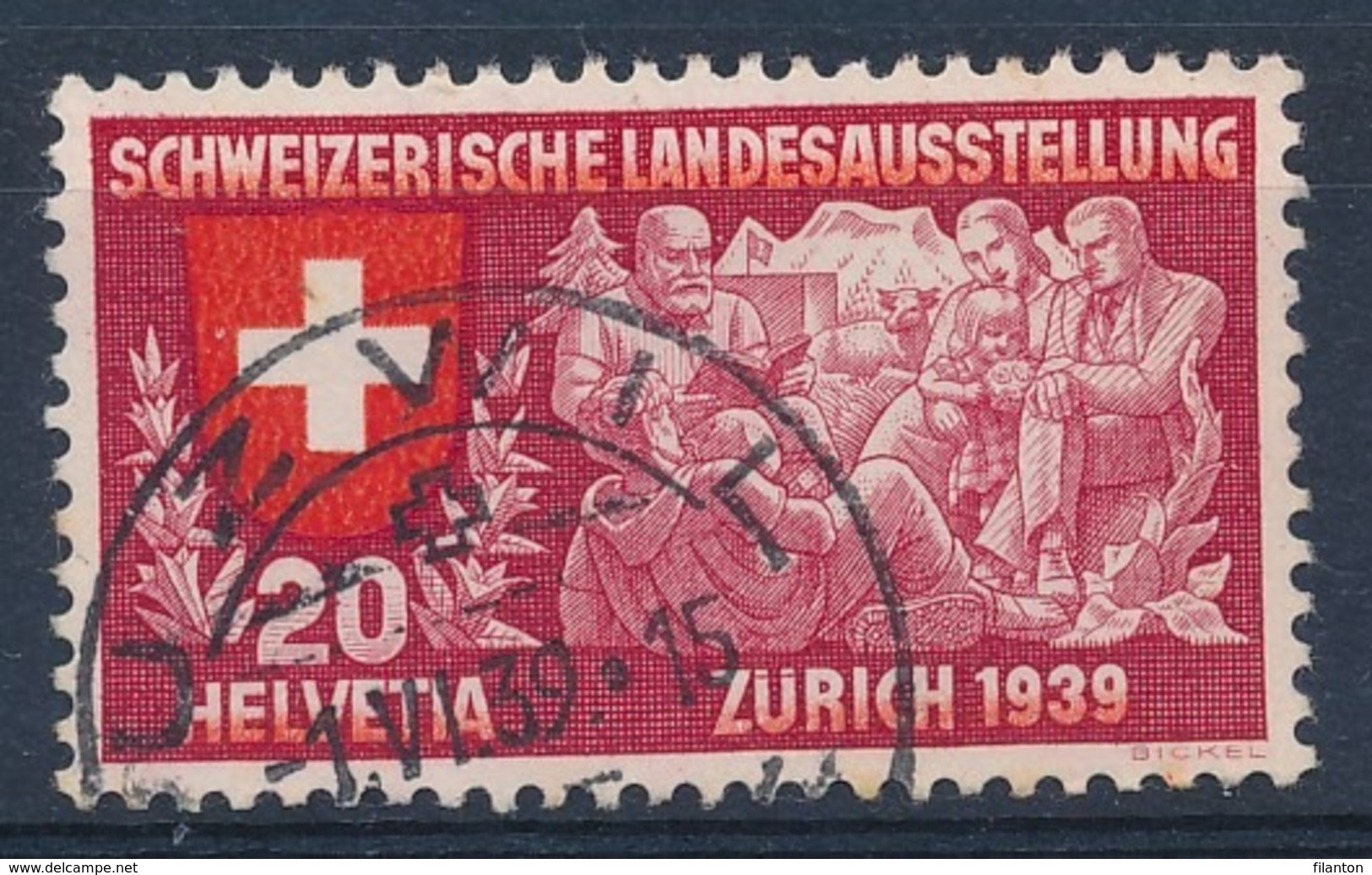 HELVETIA - Mi Nr 335 - Cachet "UZWIL" - (ref. 1602) - Used Stamps