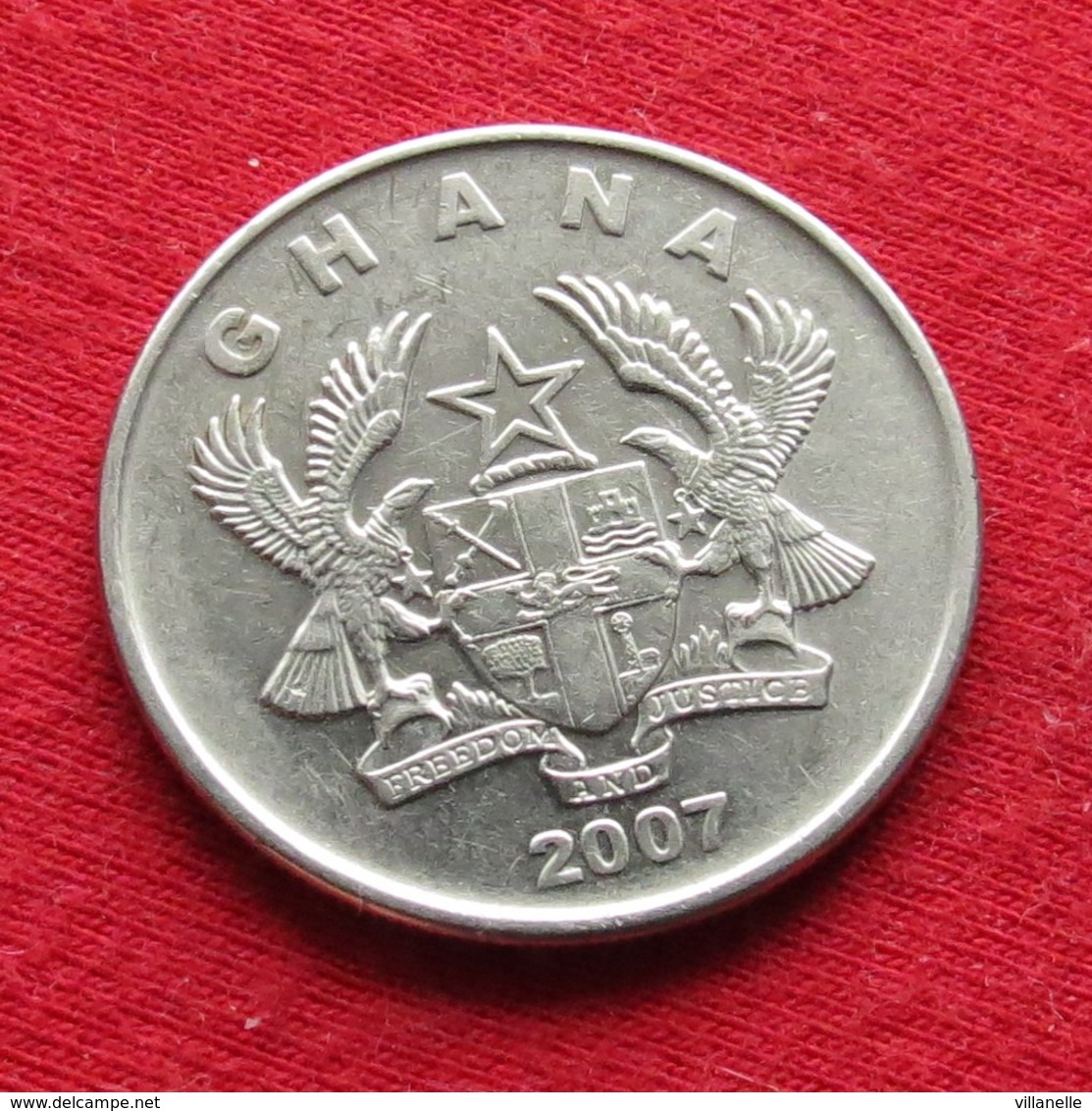 Ghana 50 Pesewas 2007 KM# 41 Gana - Ghana