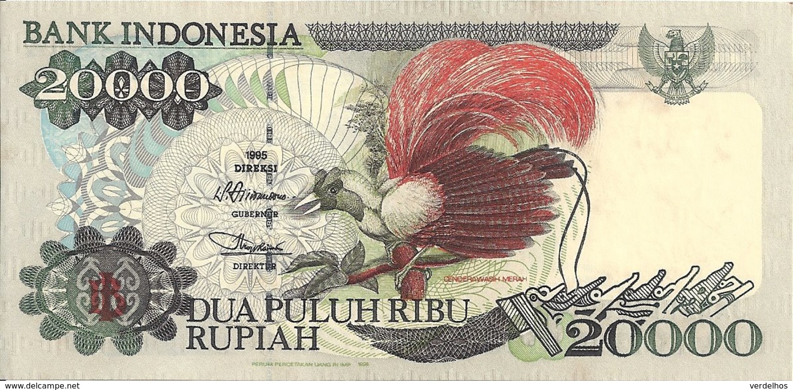 INDONESIE 20000 RUPIAH 1995 AUNC P 135 - Indonesia