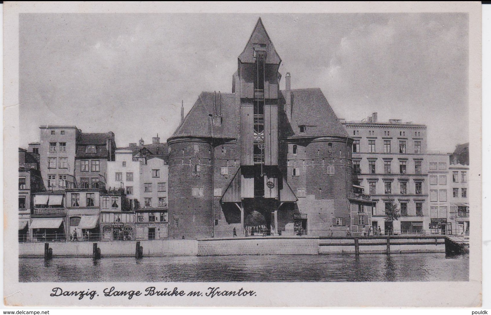 German SS Feldpost WW2: Postcard Danzig From A SS Sturmmann At B.Kompanie At The SS Wachkompanie - Militares