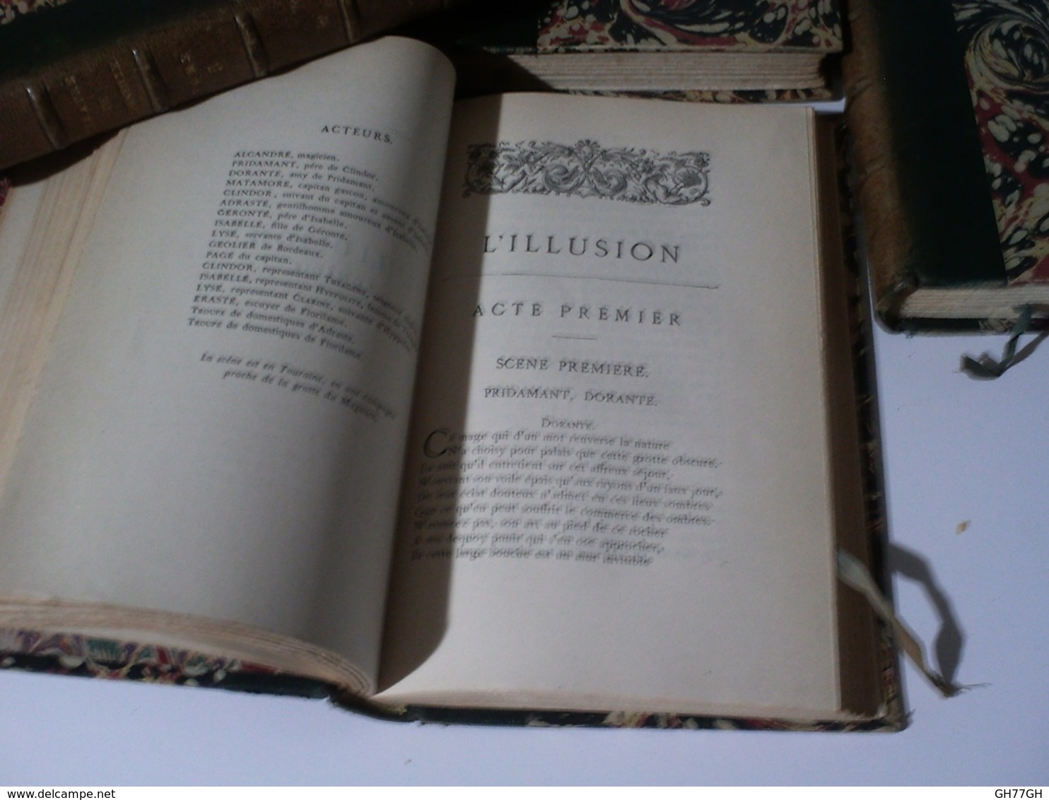 Théâtre De Corneille -5 Volumes Anciens. Préface FOURNEL -librairie Des Bibliophiles E. Flammarion Successeur -fin XIXè - 1801-1900