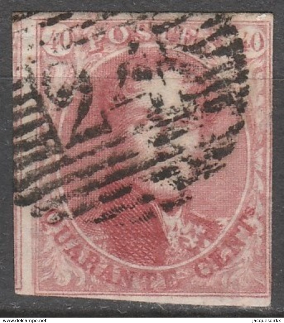 Belgie     .      OBP    .   5    .     O        Gebruikt   .   /   .   Oblitéré - 1849-1850 Medaillen (3/5)