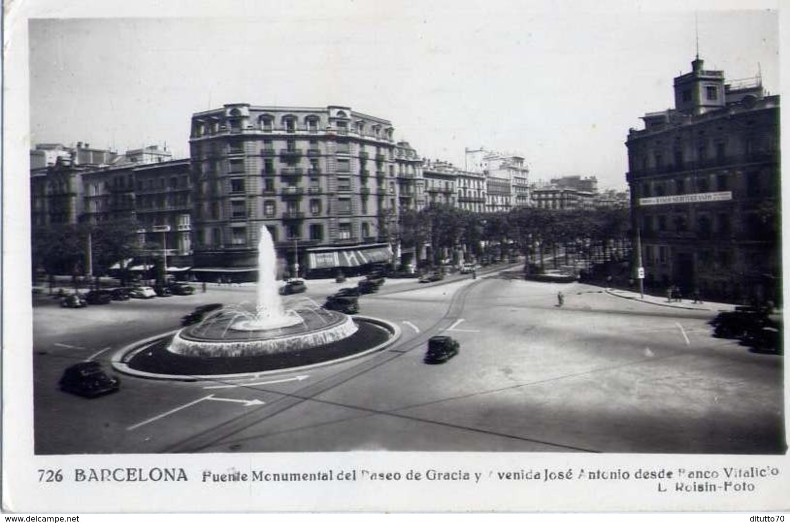 Barcelona - Puente Monumental Del Paseo De Graciay - Formato Piccolo Viaggiata Mancante Di Affrancatura – E 14 - Altri & Non Classificati