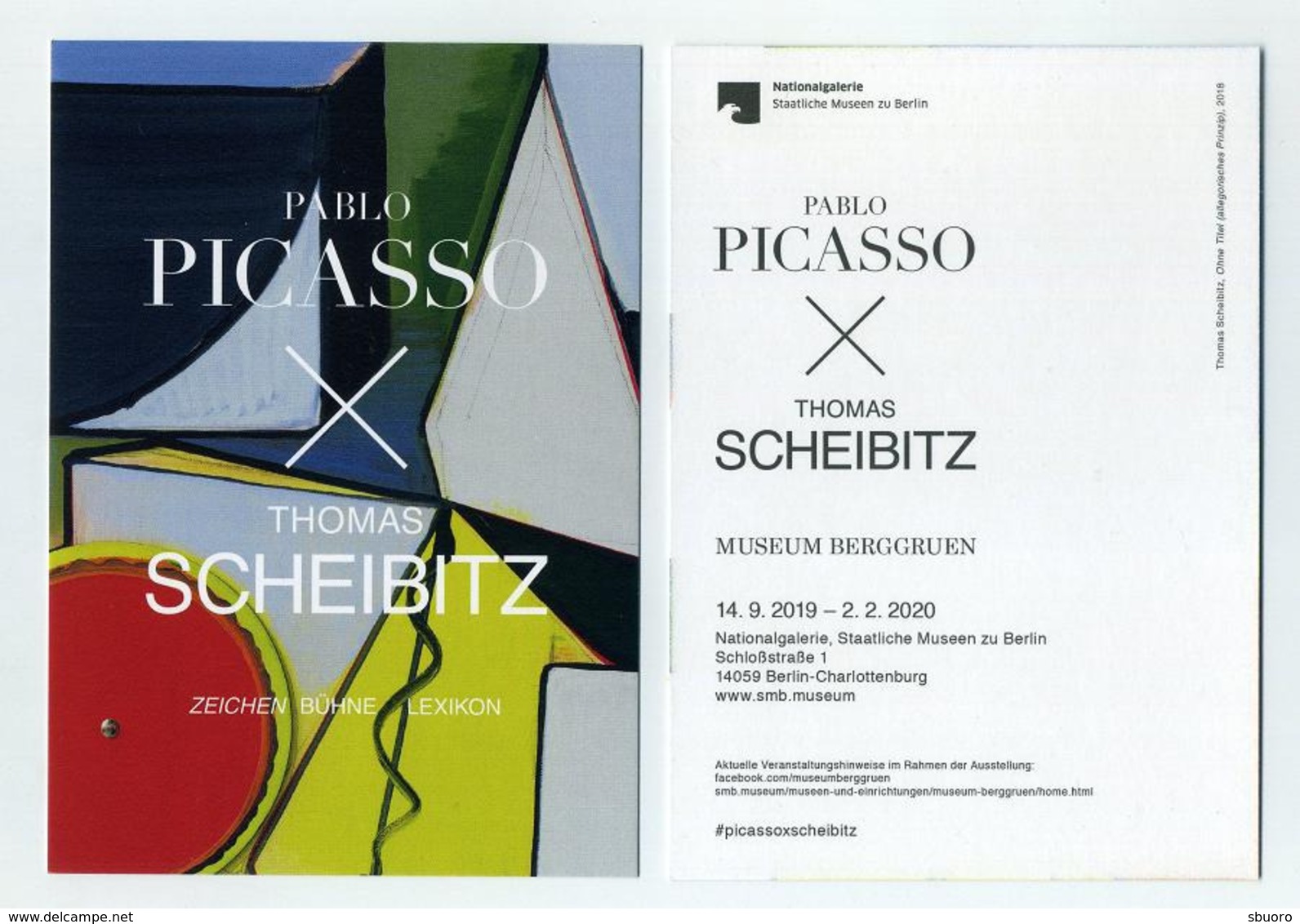 CP Pub Allemande : Pablo Picasso X Thomas Scheibitz - Zeichen Bühne Lexikon - Sonstige & Ohne Zuordnung