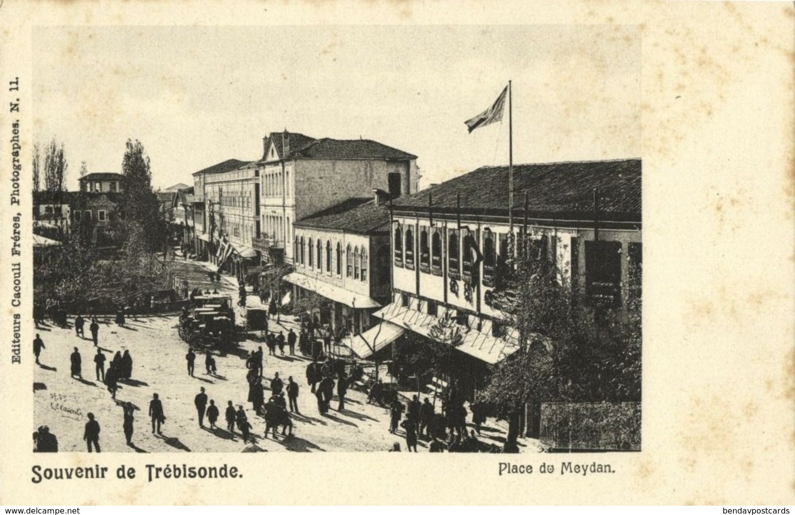 Turkey, TRABZON TRÉBIZONDE, Place Du Meydan (1899) Postcard - Turkey