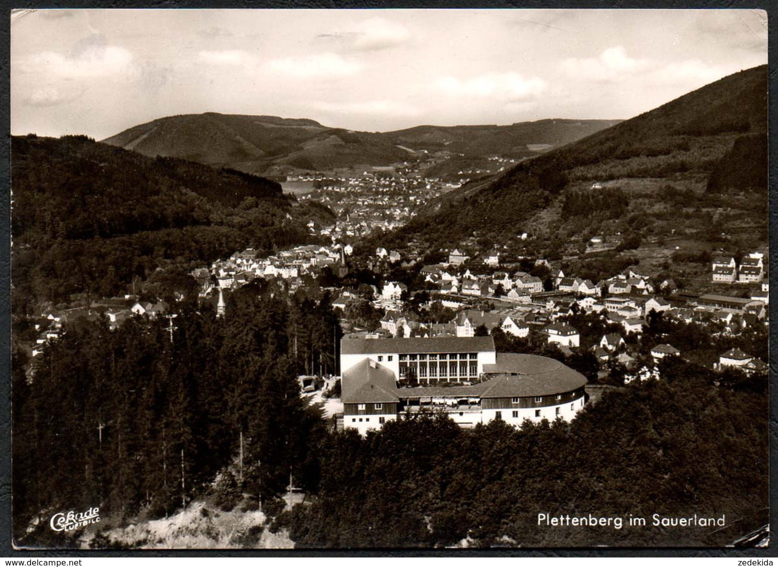 C9611 - Plettenberg Luftbild Luftaufnahme - Verlag Cramer - Plettenberg