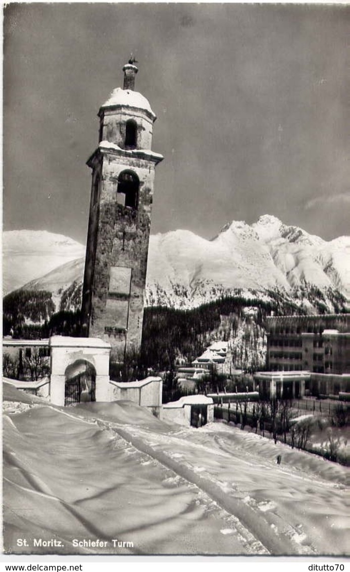 St.moritz - Schlefer Turm - Formato Piccolo Non Viaggiata – E 14 - Altri & Non Classificati