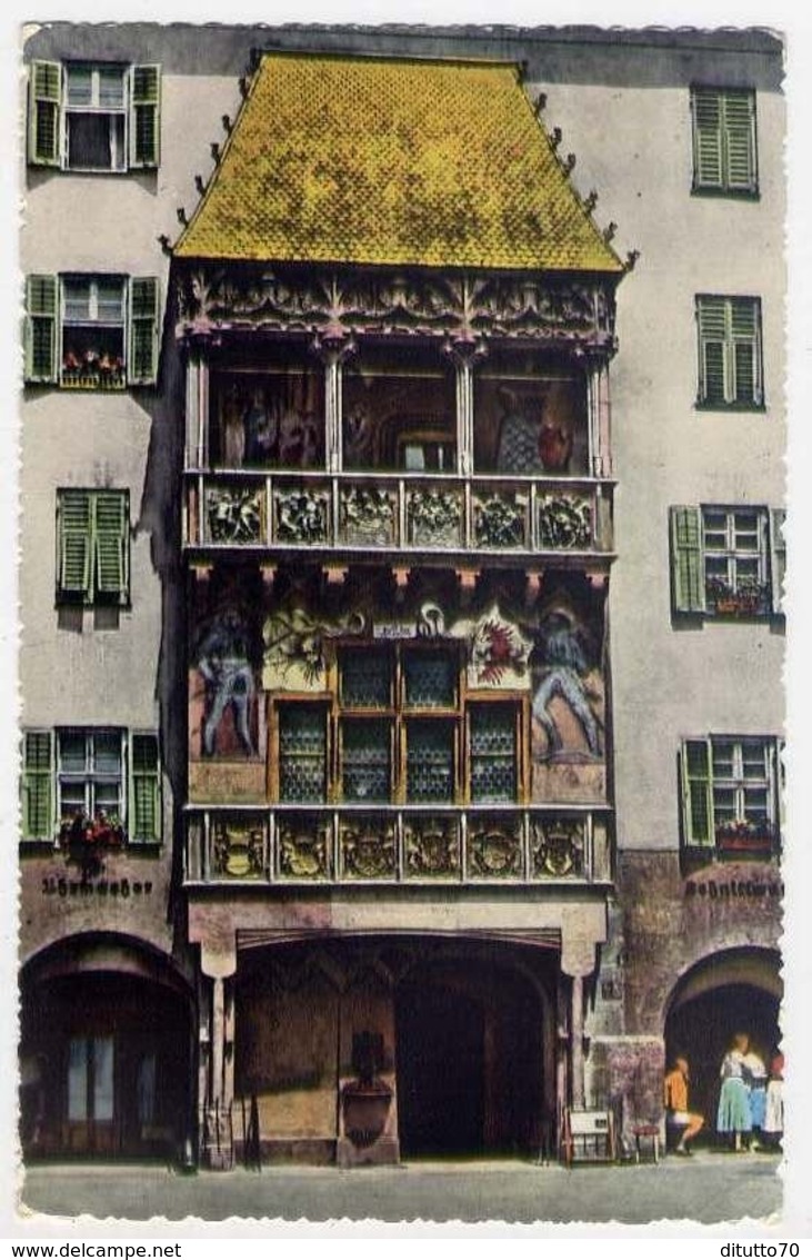 Innsbruck - Goldenes Dachl -formato Piccolo Viaggiata – E 14 - Altri & Non Classificati