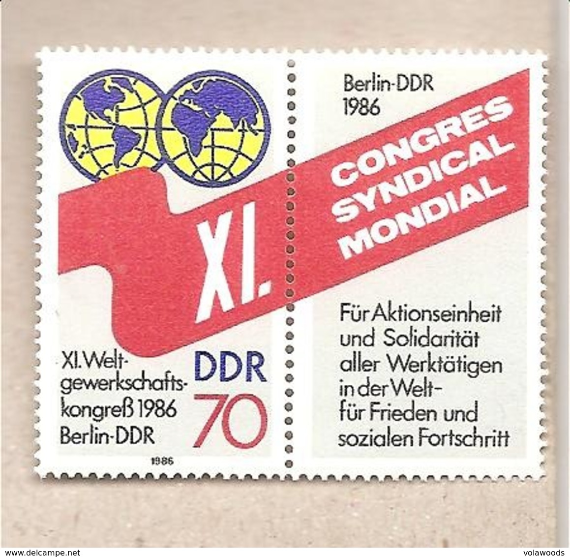 DDR - Serie Completa Nuova MNH Michel 3049: Congresso Scientifico - 1986 * G - Nuovi