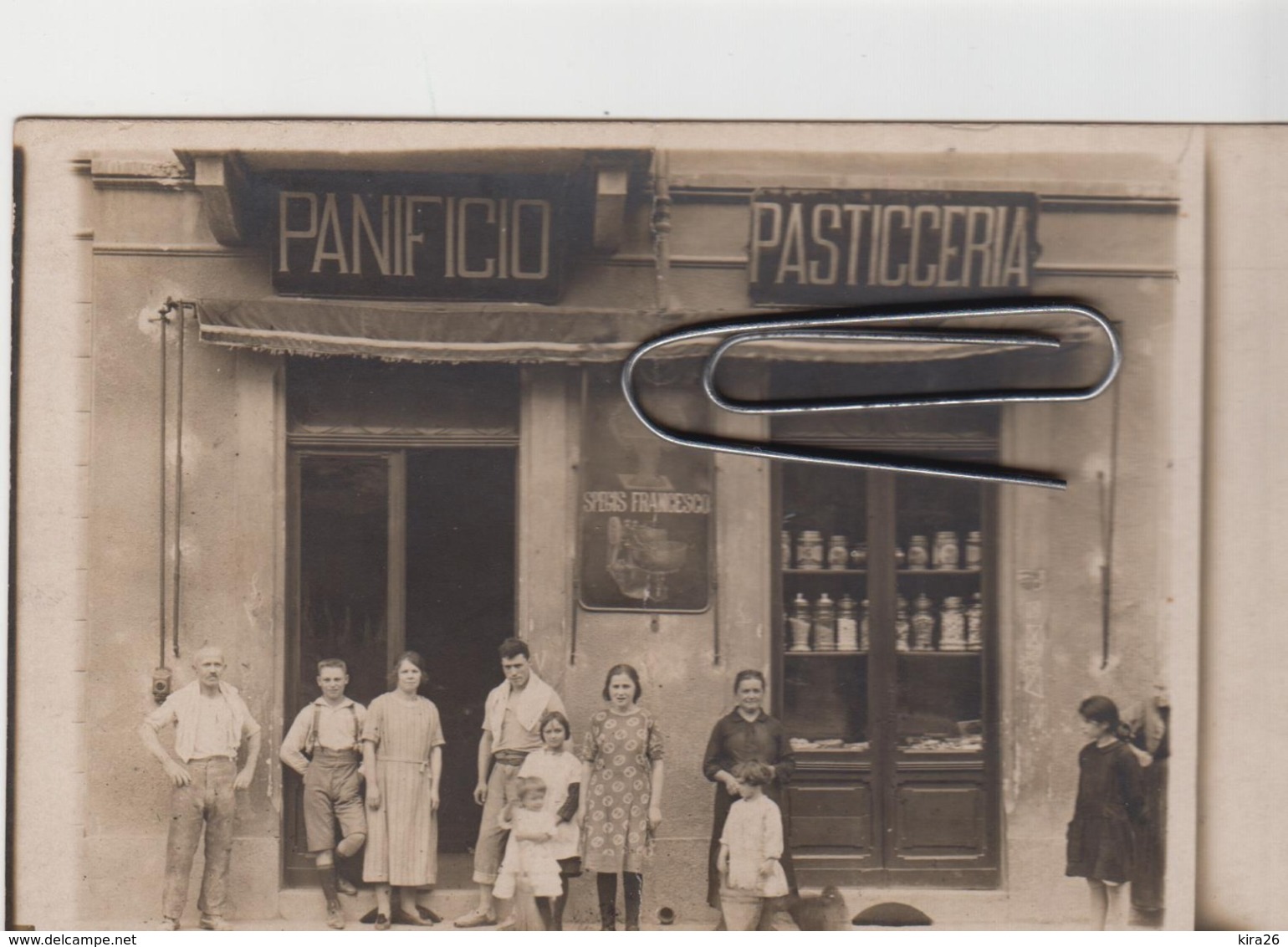 Torino Panificio Pasticceria Spegis Francesco Corso Belgio Nr. 51 Negozio Animatissima Fotografica 1924 - Bars, Hotels & Restaurants