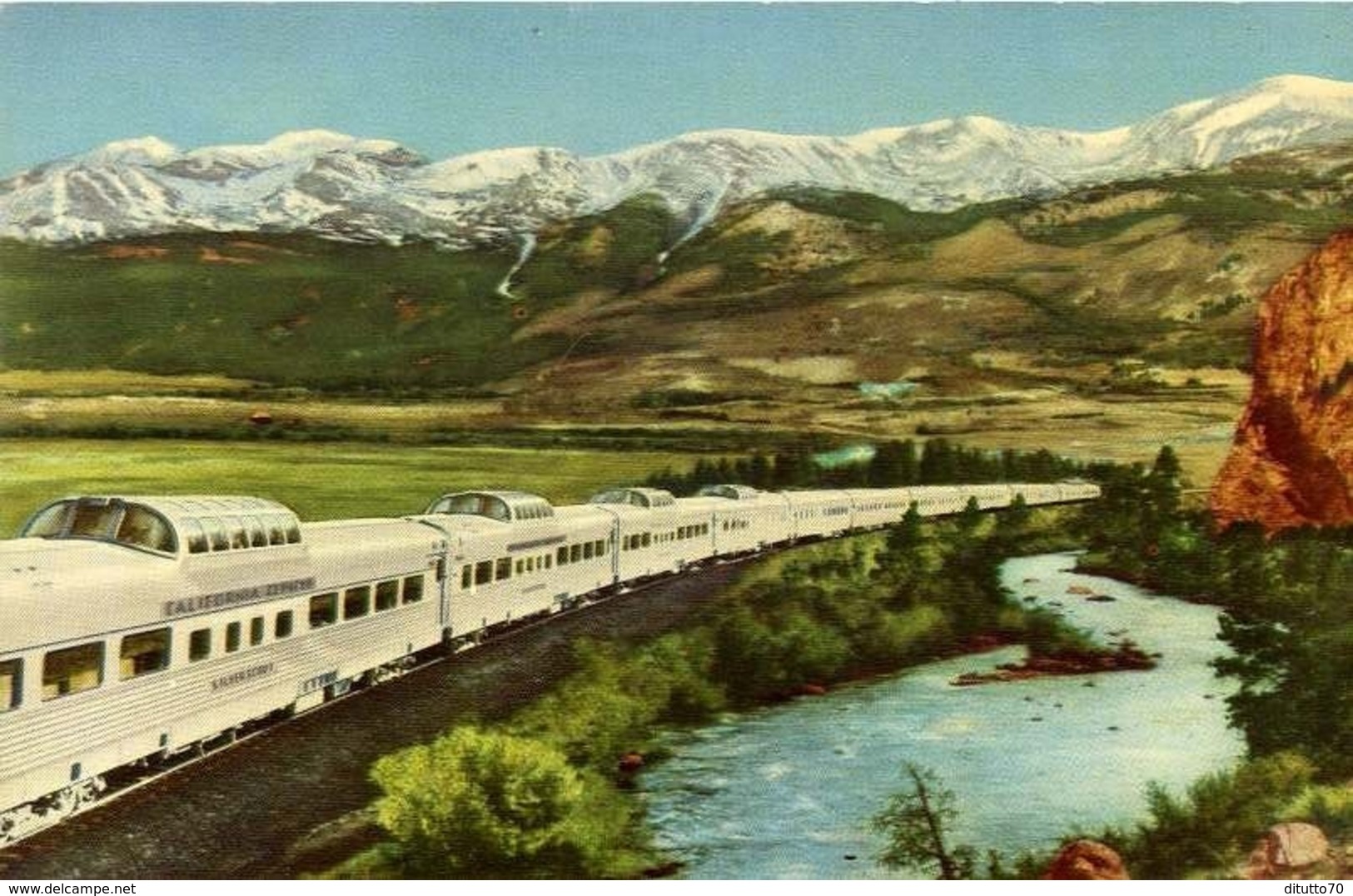 The Disel Powered - Stainless Steel California Zephry - Daily Between Chicago Denver - Formato Piccolo Non Viaggiata – E - Monde