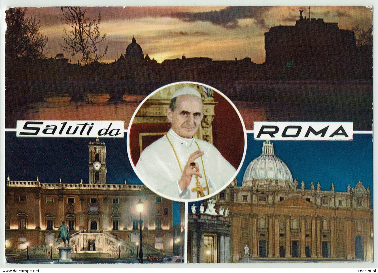 Italien, Saluti Da Roma - Tarjetas Panorámicas