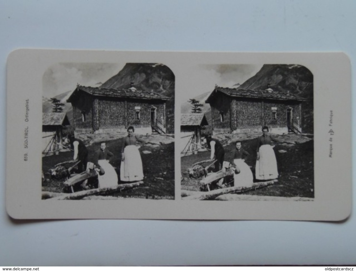 Alto Adige 195 Stereo Foto Photo 1900 Sud Tirol 659 - Other & Unclassified