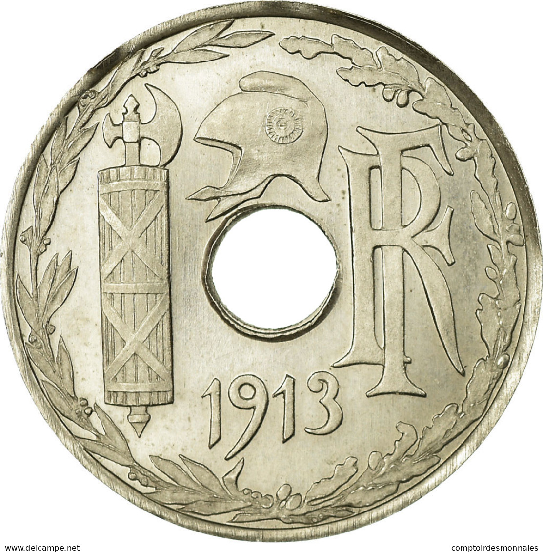 Monnaie, France, 25 Centimes, 1913, ESSAI, SUP+, Nickel, Gadoury:73.2 - Essais, Piéforts, épreuves & Flans Brunis