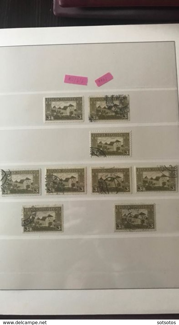 Bosnia and Herzegovina - special collection on types and perforations in 2 Lindner albums MH, MNH, Used