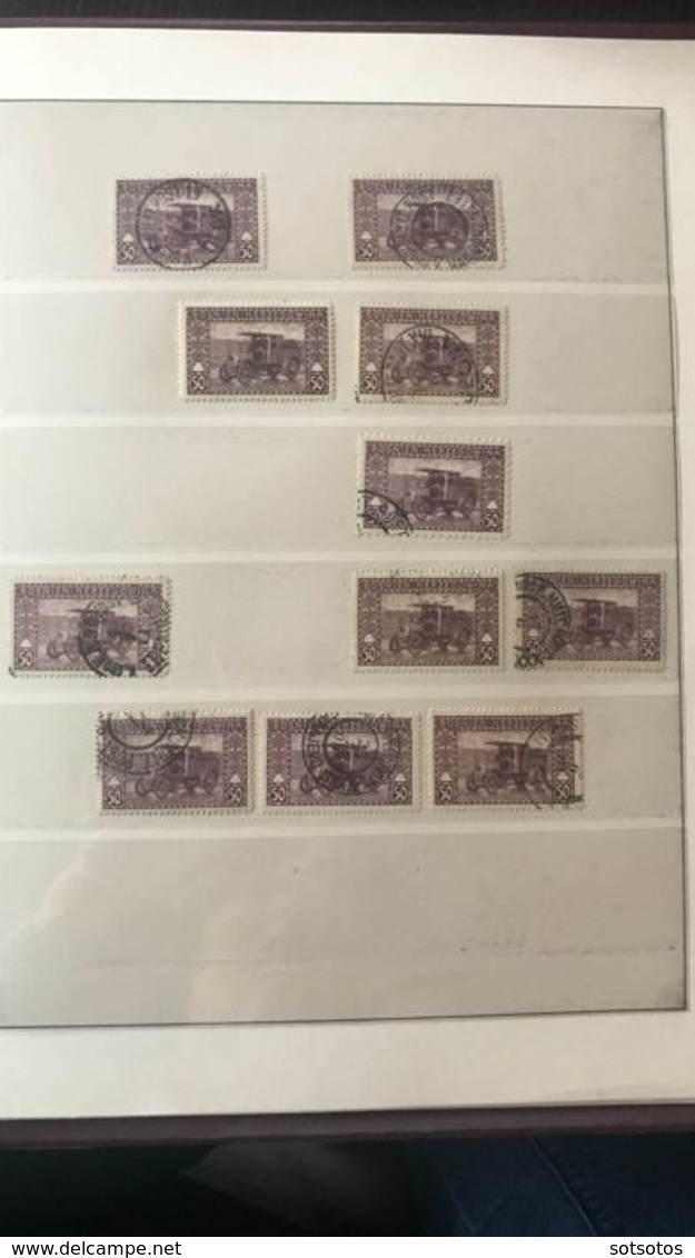 Bosnia and Herzegovina - special collection on types and perforations in 2 Lindner albums MH, MNH, Used