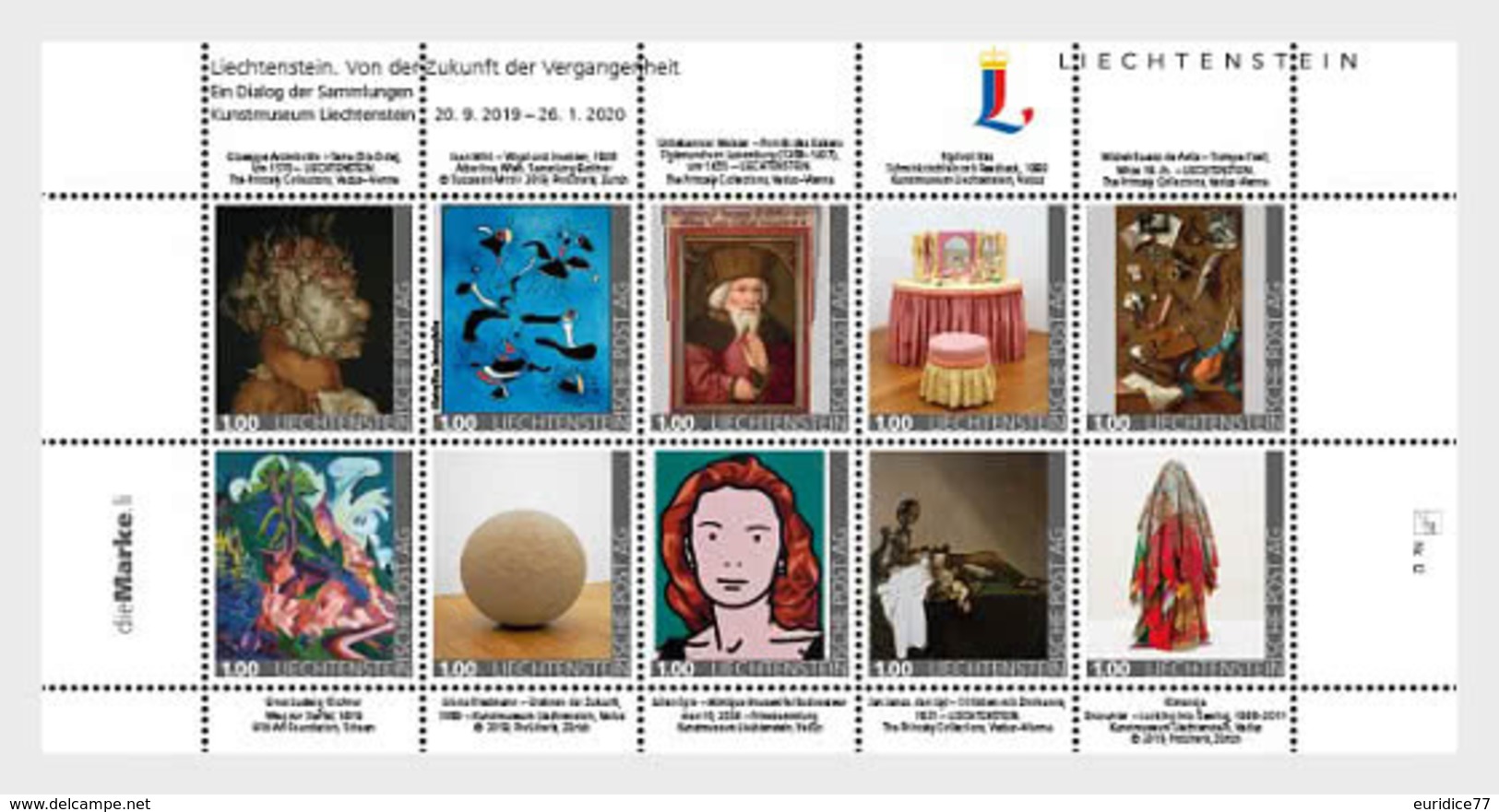 Liechtenstein 2019 - The Future From The Past - Collection Sheet - Nuevos