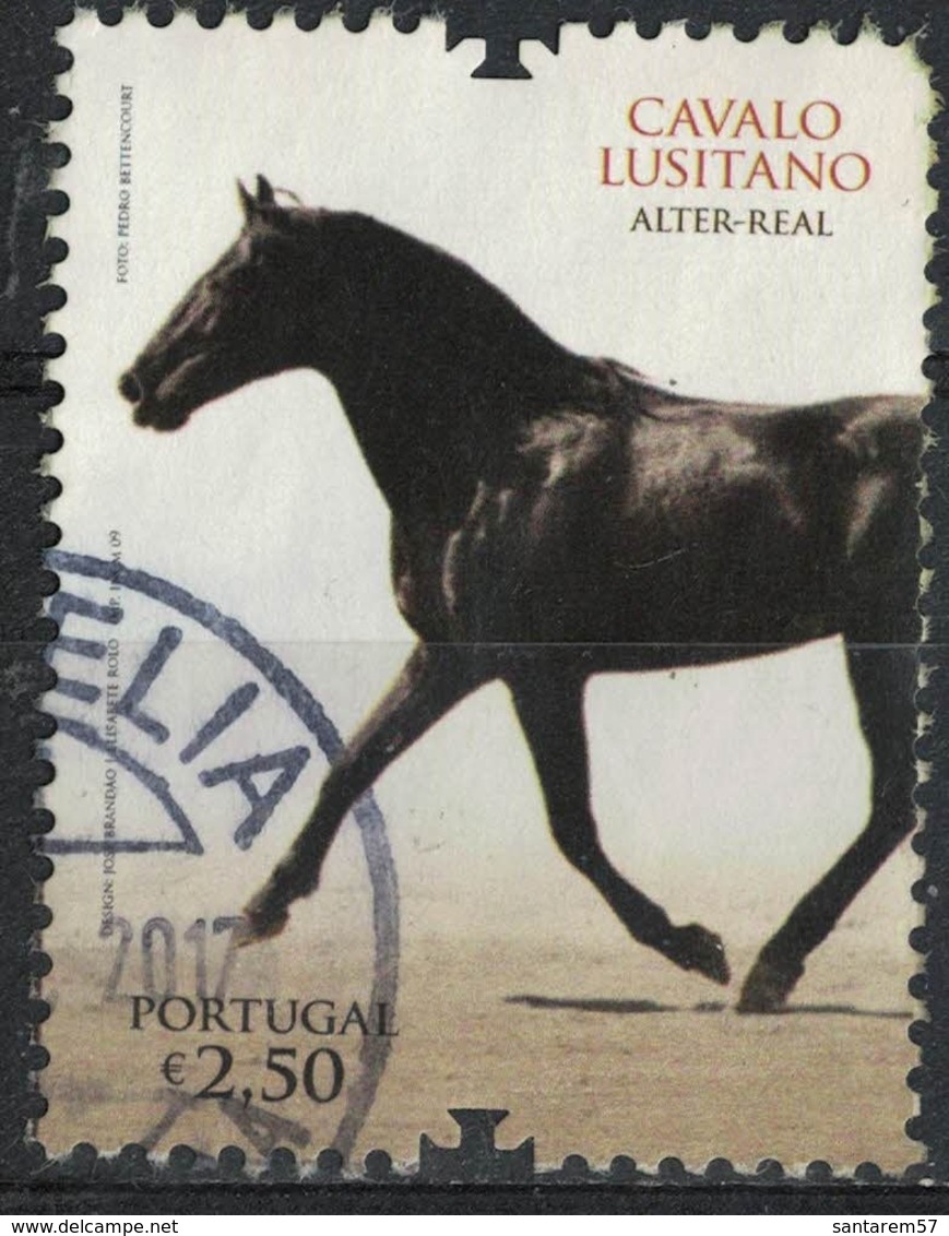 Portugal 2009 Oblitéré Used Cheval Cavalo Lusitano Alter Real SU - Gebraucht