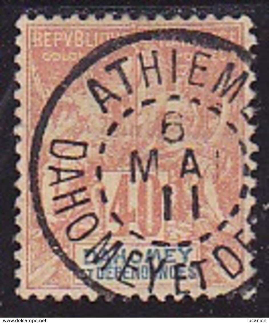 Dahomey N° 12 Oblitéré -Voir Verso & Descriptif - - Used Stamps