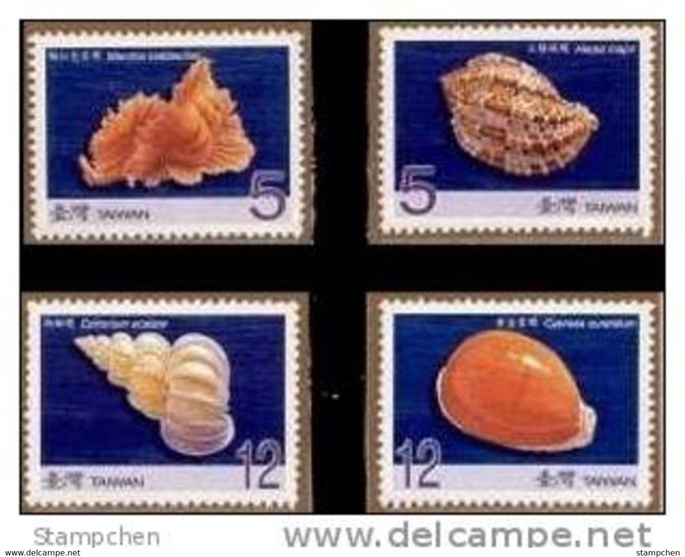 Taiwan 2007 Seashell Stamps (I) Marine Life Fauna Shell - Unused Stamps