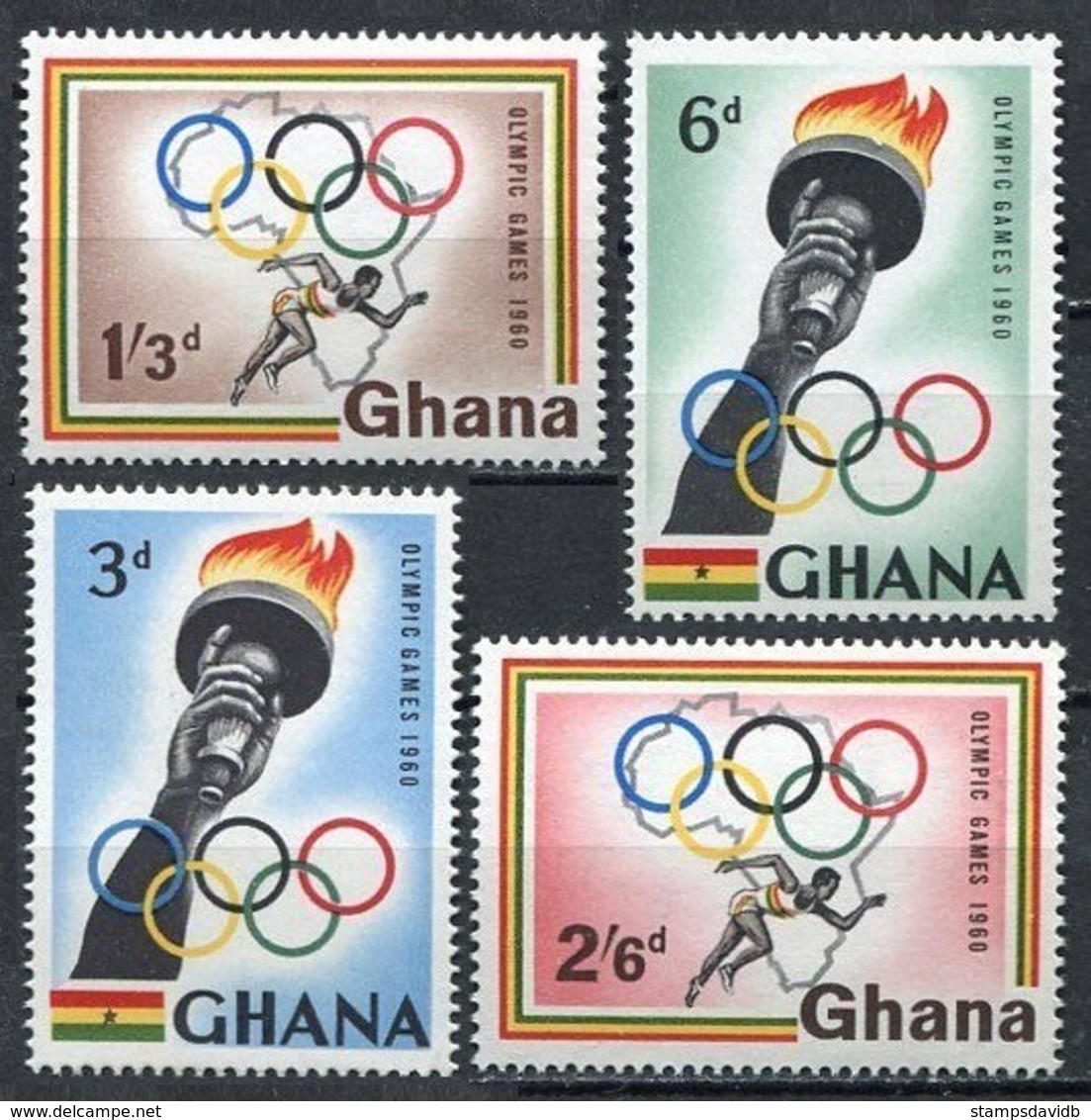 1960	Ghana	84-87	1960 Olympic Games In Rim - Sommer 1960: Rom