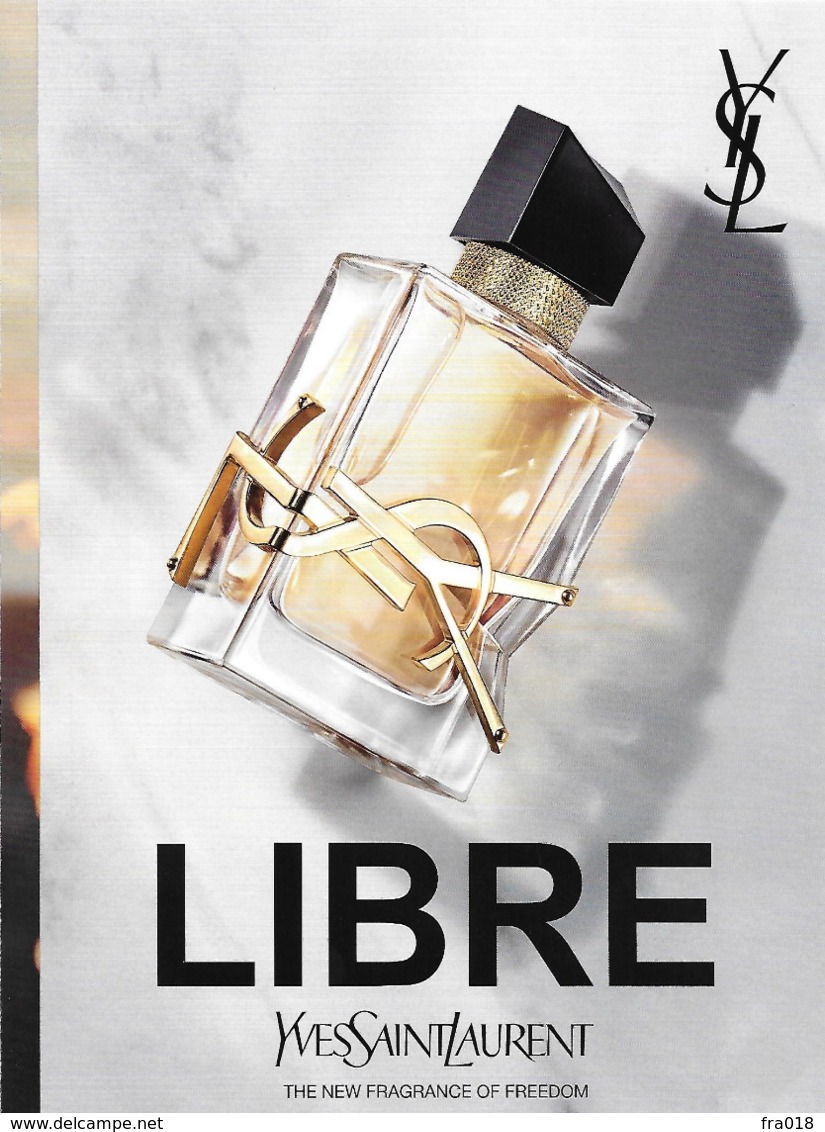F-  Large Rabat Saint-Laurent - LIBRE   -  Perfume Card - USA - Modernes (à Partir De 1961)