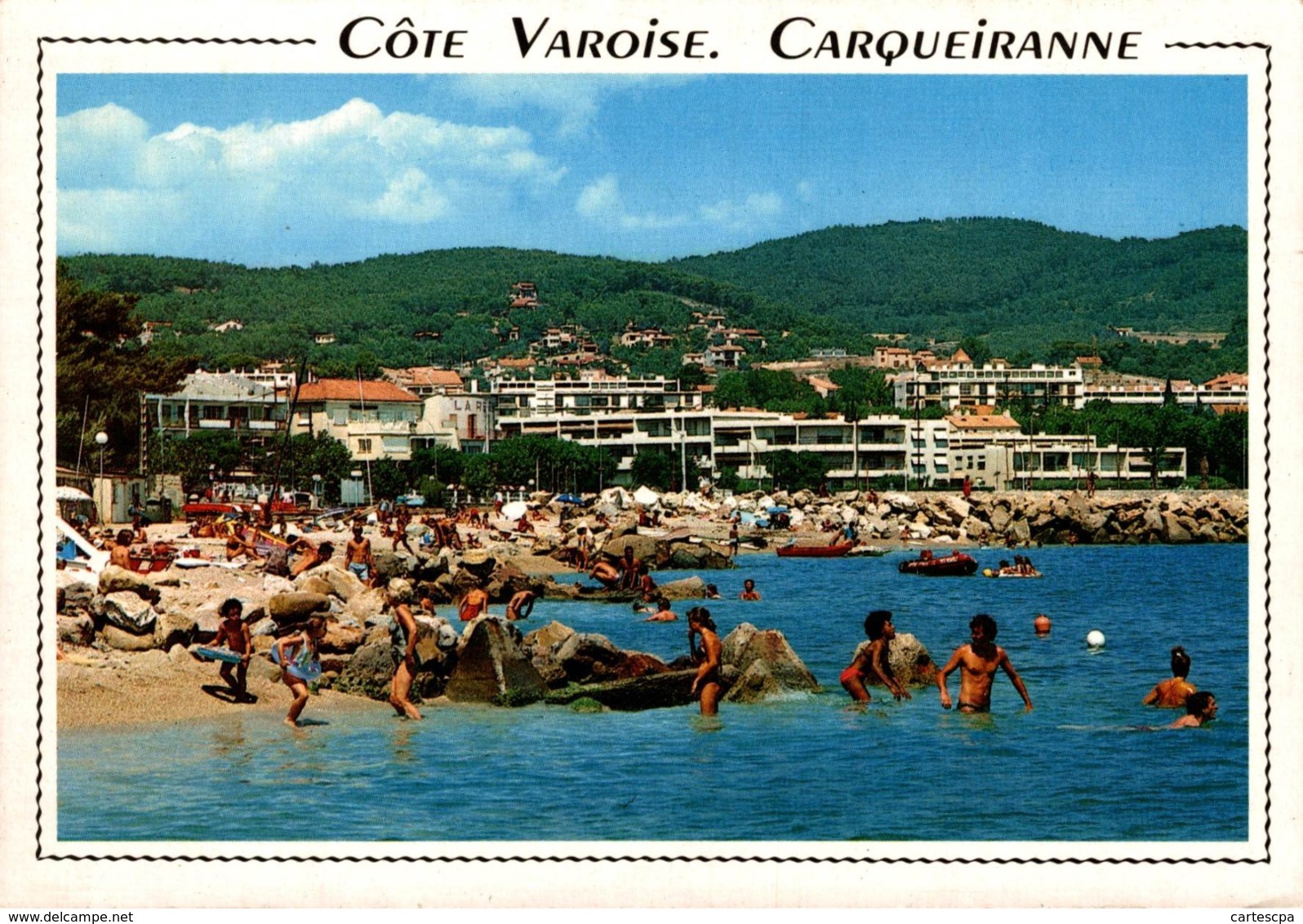 Carqueiranne La Plage Peno Et La Ville   CPM Ou CPSM - Carqueiranne