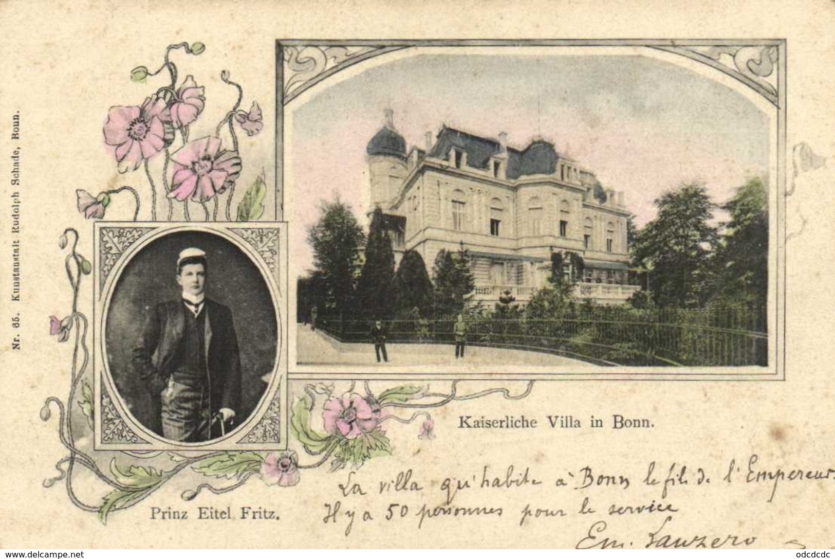 Kaiserliche Villa In Bonn  + Prinz Eitel Fritz RV - Bonn