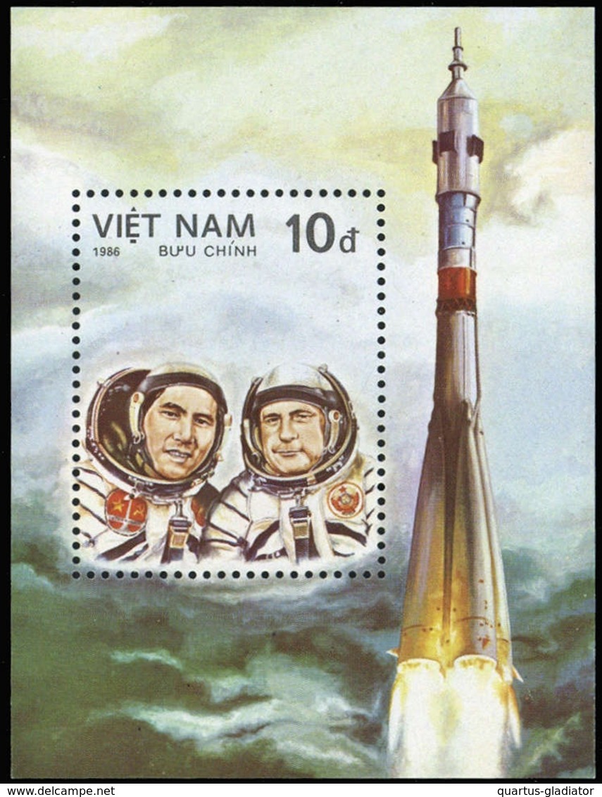 1986, Vietnam Nord Und Republik, Block 45, ** - Vietnam