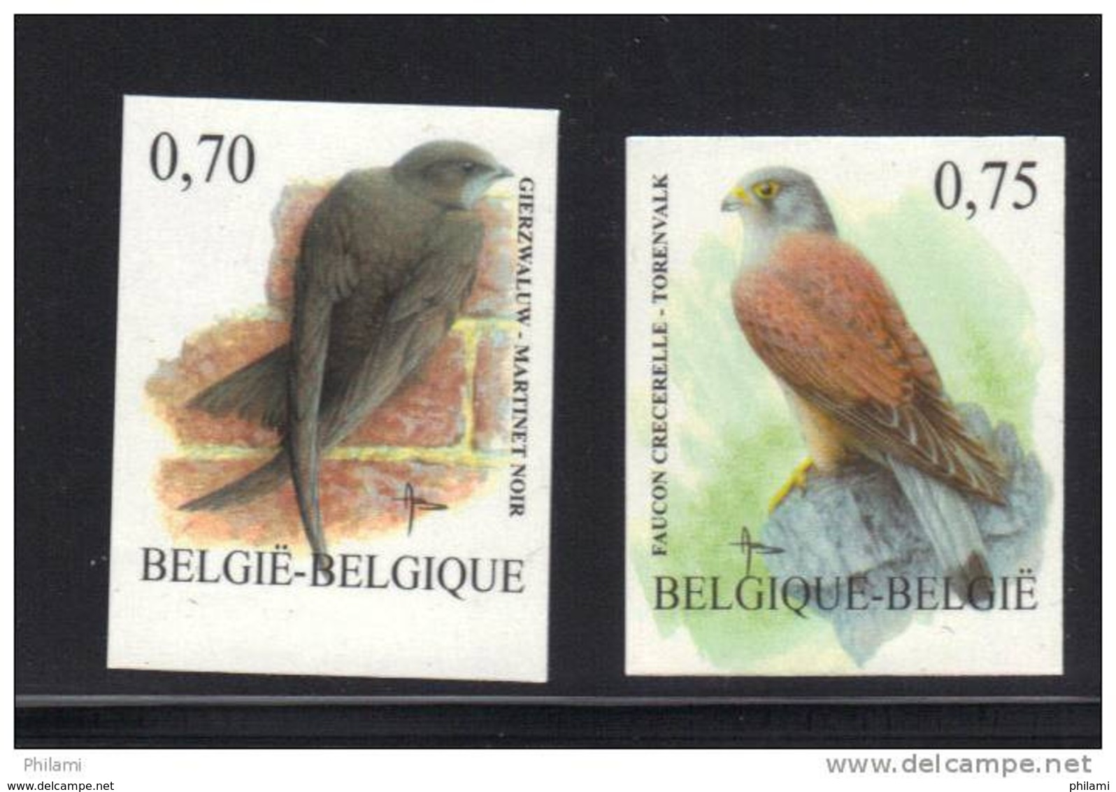 BELGIQUE  BUZIN COB N° 3608/9 ND . ** MNH (3T156) - 1985-.. Birds (Buzin)