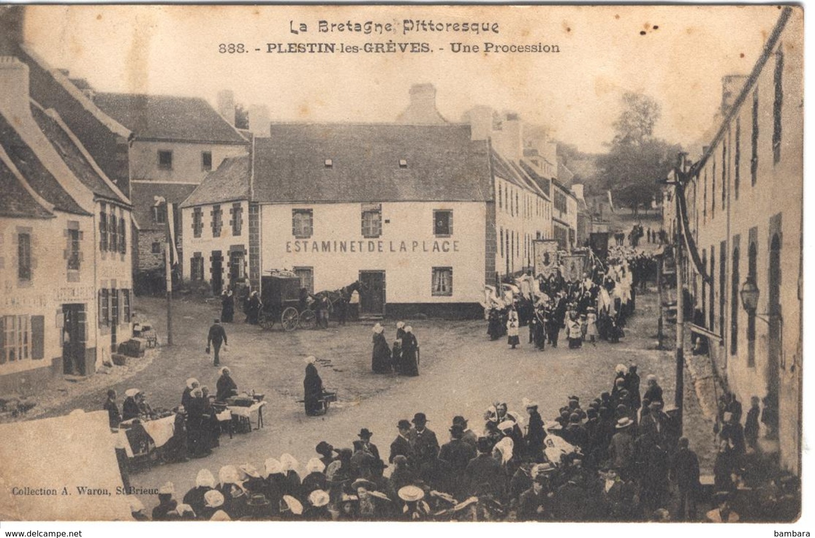 PLESTIN-LES-GREVES  - Une Procession - Plestin-les-Greves