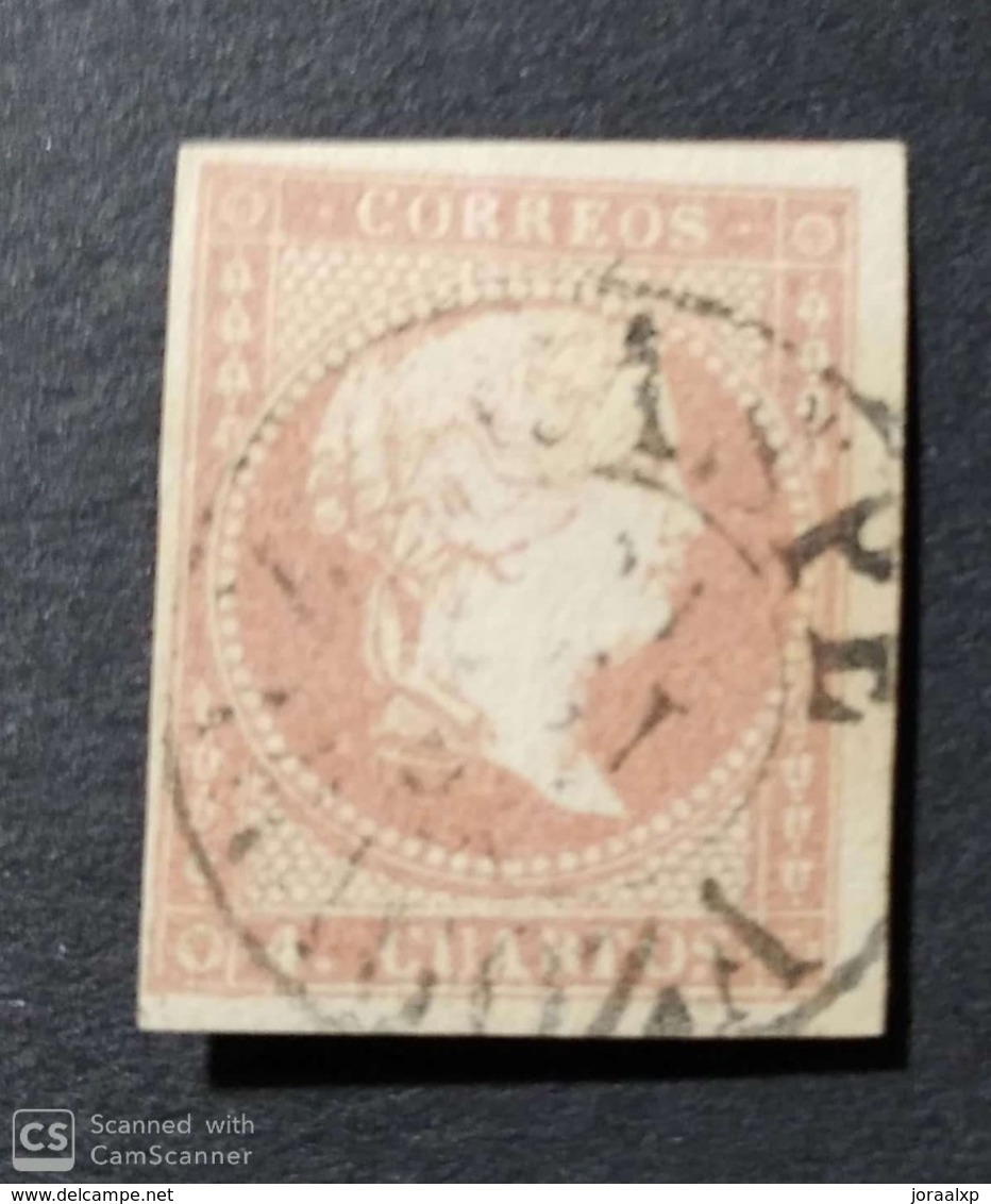 Edifil 48, Fechador Tipo I Caspe ( Zaragoza). - Used Stamps