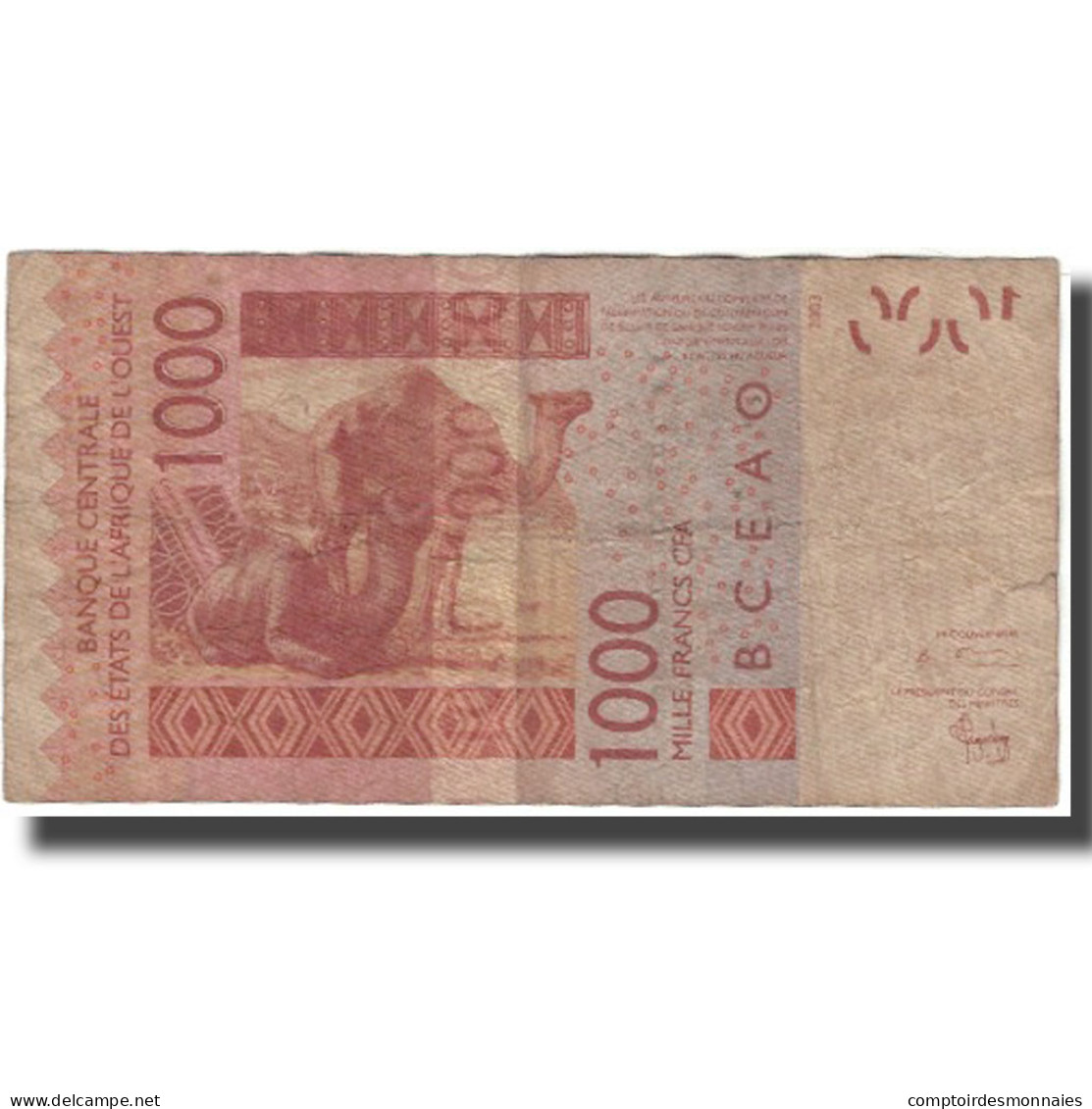 Billet, West African States, 1000 Francs, 2003, KM:715Ka, B - West-Afrikaanse Staten