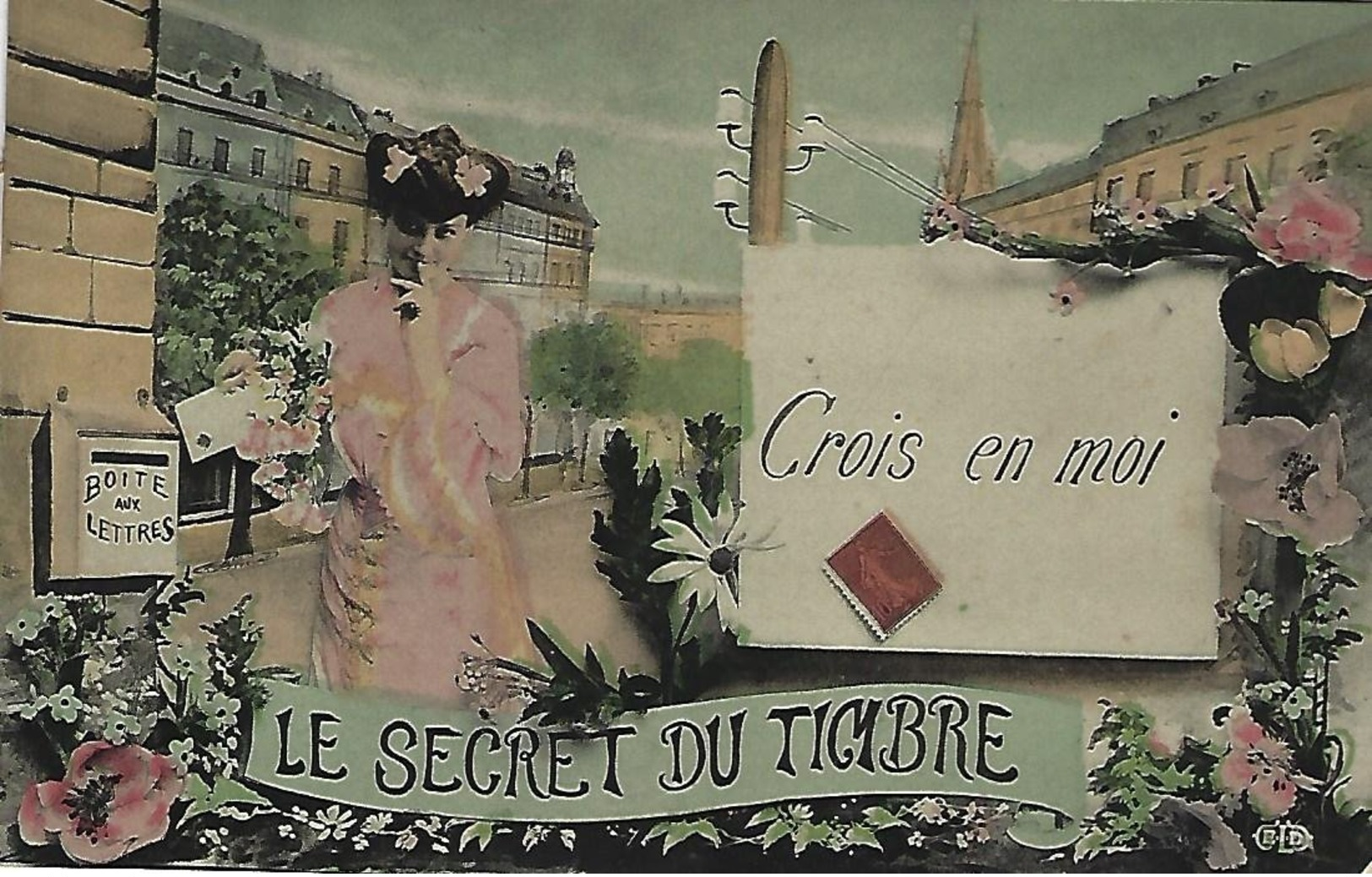 Le Secret Du Timbre" Crois En Moi" - Timbres (représentations)