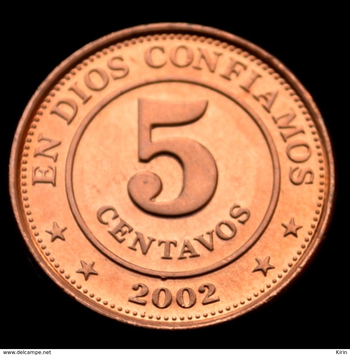 Nicaragua 5 Centavos 2002. UNC COIN Km97 - Nicaragua