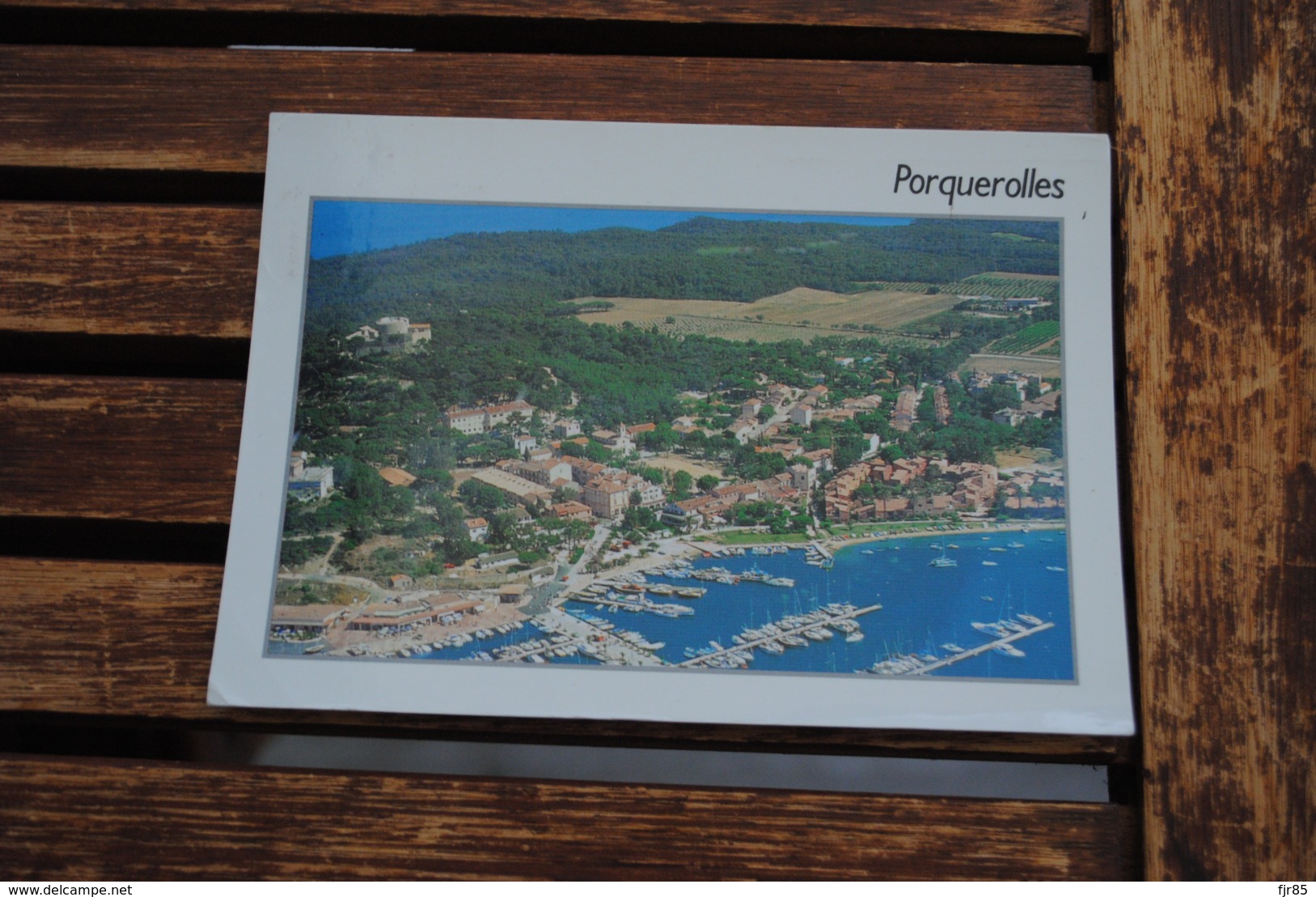 PORQUEROLLES VUE AERIENNE DU VILLAGE PHOTO N FRANGOS - Porquerolles