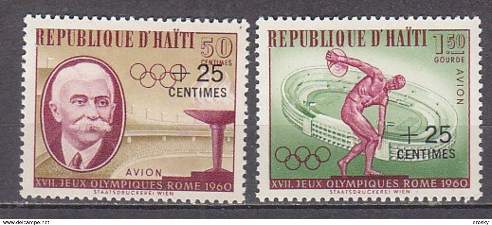 G1479 - HAITI AERIENNE Yv N°206/07 ** OLYMPIADES - Haiti