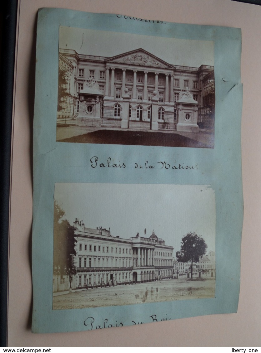 BRUXELLES 4x ( 4 Foto's Voor En Achterkant ) >>> ( See / Voir Photo Pour Detail ) Foto Net +/- 13,5 X 9,5 Cm. ! - Places