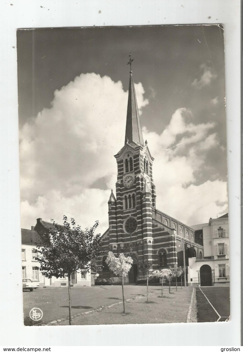 REBECQ-ROGNON 7 CARTE PHOTO L'EGLISE SAINT GERY - Rebecq