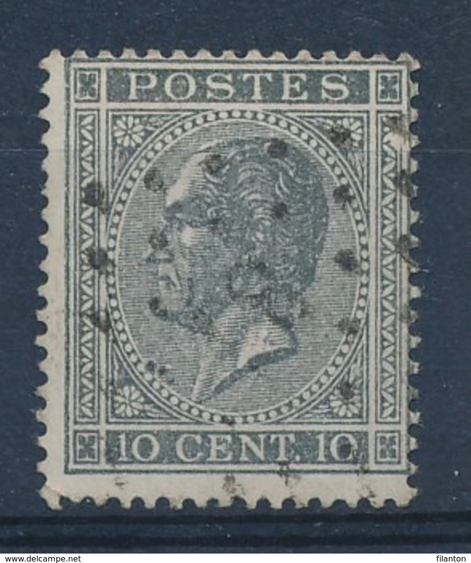 BELGIE - OBP Nr 17A V5 (LUPPI) - Gestempeld/oblitéré  - (ref. ST 1229) - 1865-1866 Profile Left