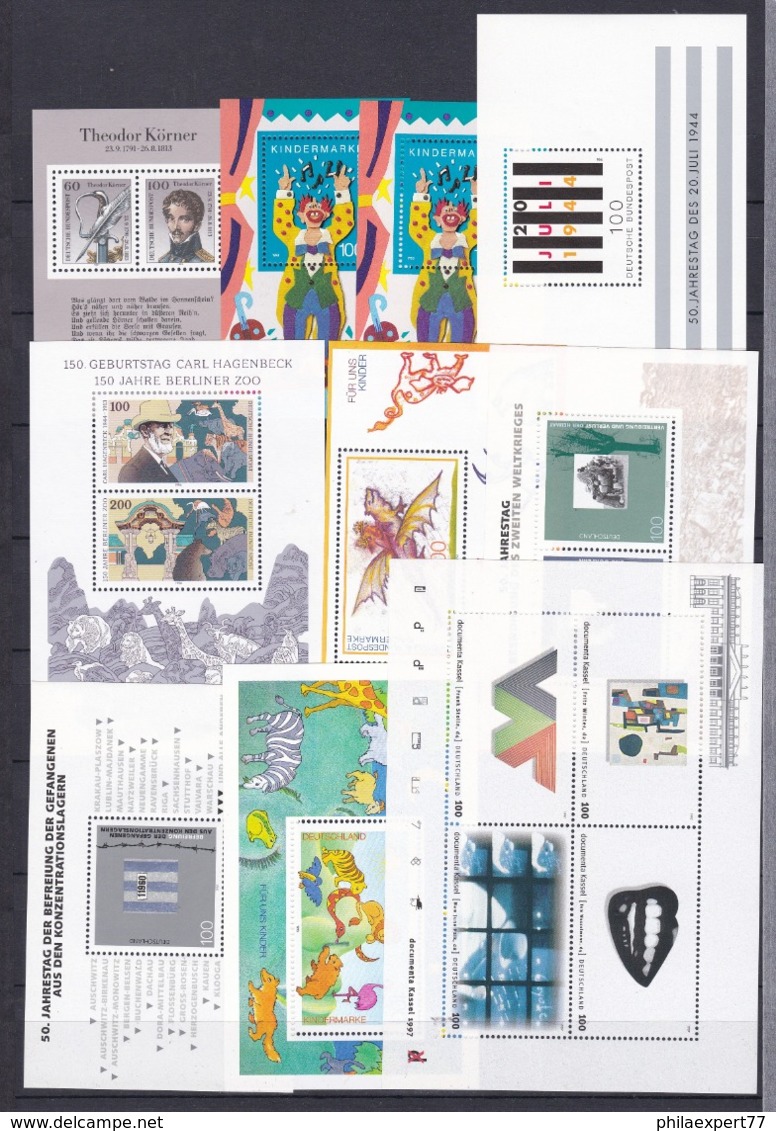 BRD - 1984/97 - Block Sammlung - Postfrisch - Ungebraucht